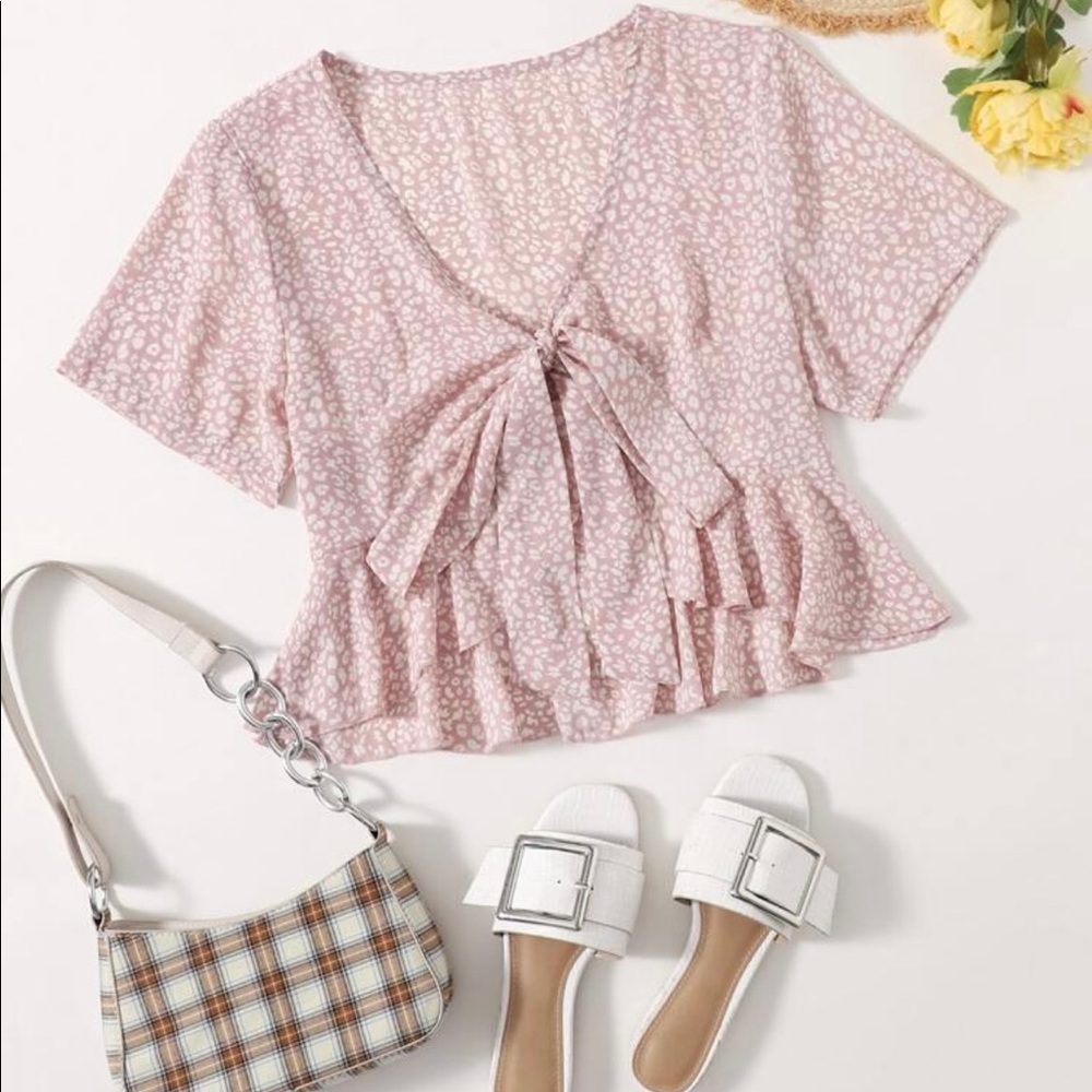 SHEIN Light pink Top